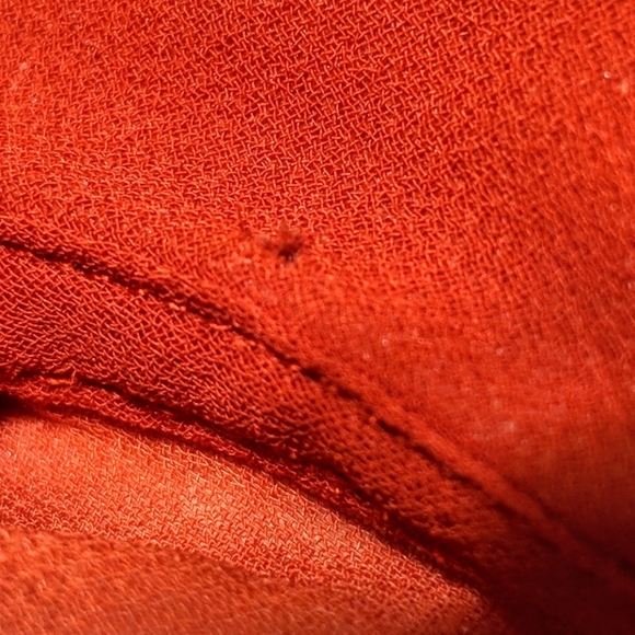 ZARA Red sheer cat blouse (Small) - Picture 9 of 11